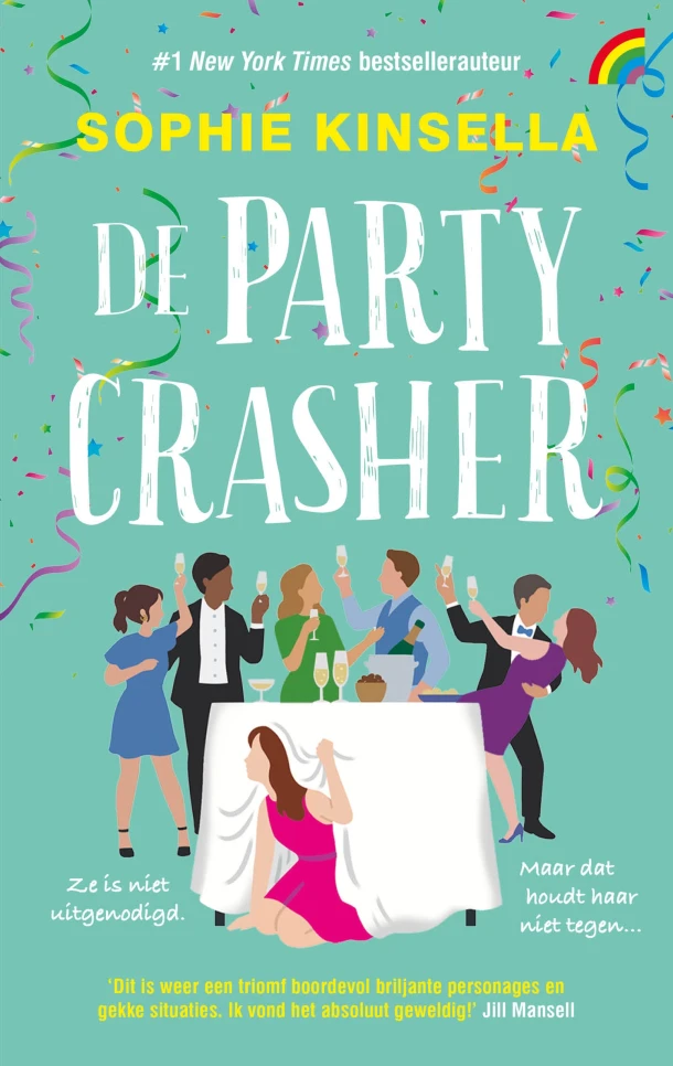 De partycrasher – Sophie Kinsella – boek cover