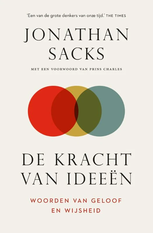 De kracht van ideeën – Jonathan Sacks – boek cover