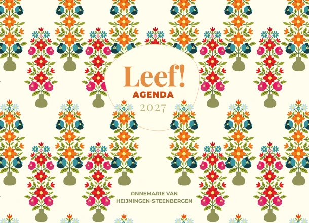 Leef! Agenda 2027 planner – Annemarie van Heijningen – boek cover