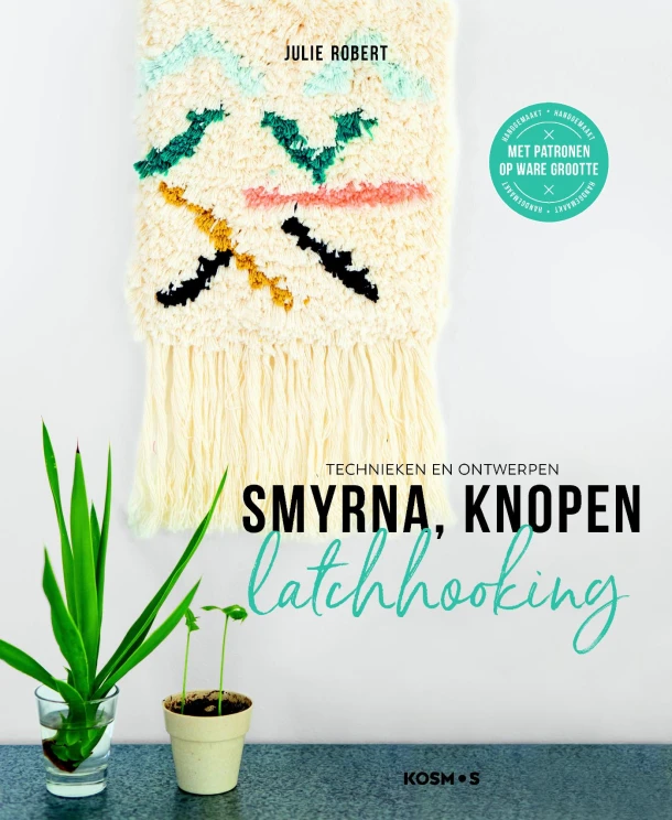 Smyrna, knopen, Latchhooking – Julie Robert – boek cover