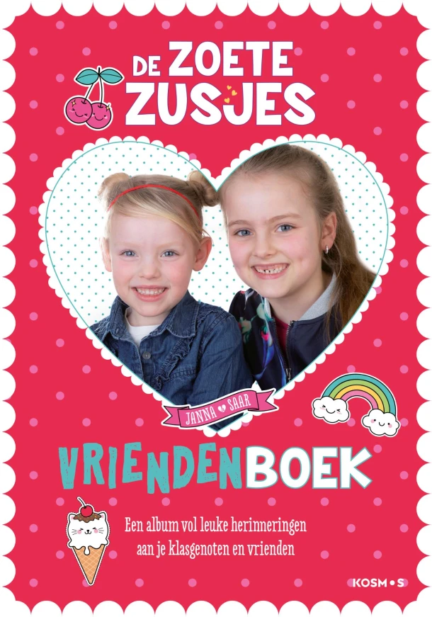 De Zoete Zusjes vriendenboek – Hanneke de Zoete – boek cover
