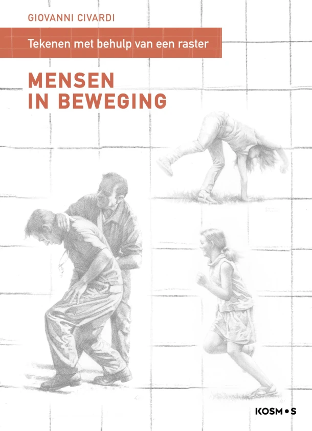 Tekenen met behulp van een raster-Mensen in beweging – Giovanni Civardi – boek cover