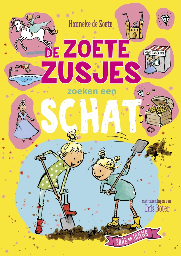 De Zoete Zusjes zoeken een schat – Hanneke de Zoete – boek cover