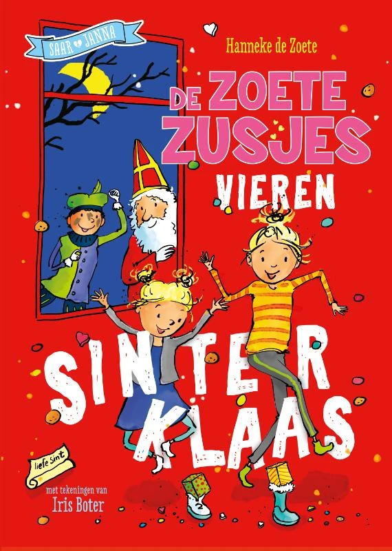 De Zoete Zusjes vieren Sinterklaas – Hanneke de Zoete – boek cover