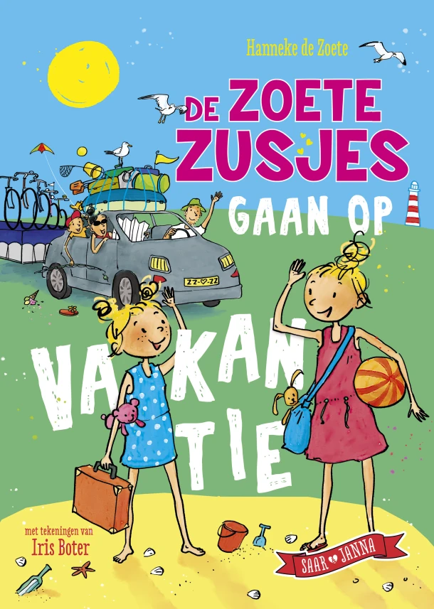 De Zoete Zusjes gaan op vakantie – Hanneke de Zoete – boek cover