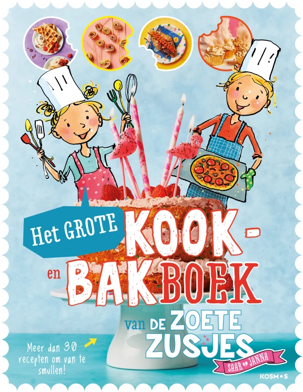 Het grote kook- en bakboek van de Zoete Zusjes – Hanneke de Zoete – boek cover