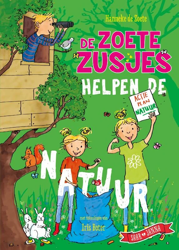 De Zoete Zusjes helpen de natuur – Hanneke de Zoete – boek cover