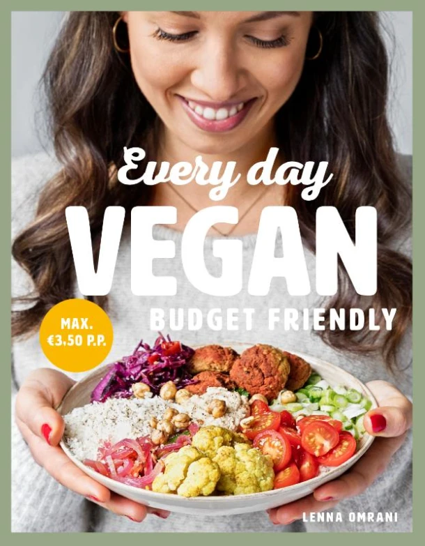 Every Day Vegan Budget Friendly – Lenna Omrani – boek cover