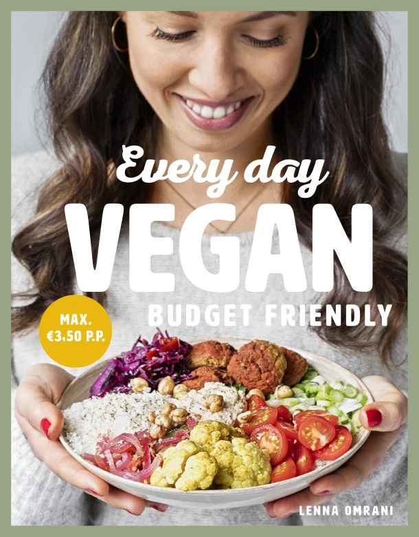 Every Day Vegan Budget Friendly – Lenna Omrani – boek cover