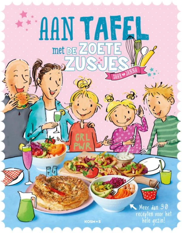 Aan tafel met de Zoete Zusjes – Hanneke de Zoete – boek cover