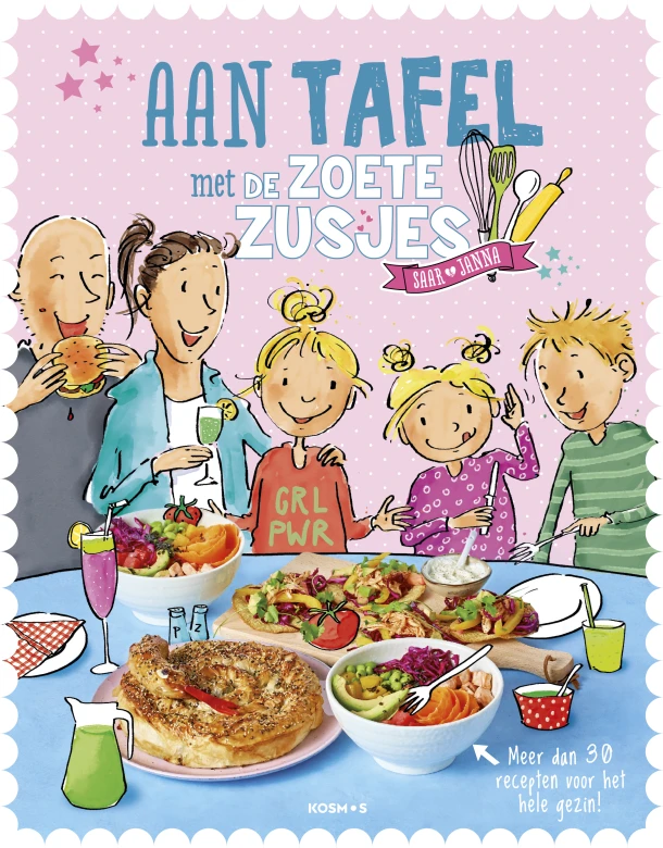 Aan tafel met de Zoete Zusjes – Hanneke de Zoete – boek cover