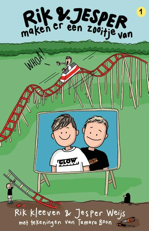 Rik en Jesper maken er een zooitje van – Rik Kleeven – boek cover