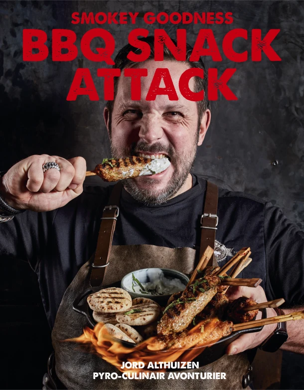 Smokey Goodness BBQ Snack Attack – Jord Althuizen – boek cover