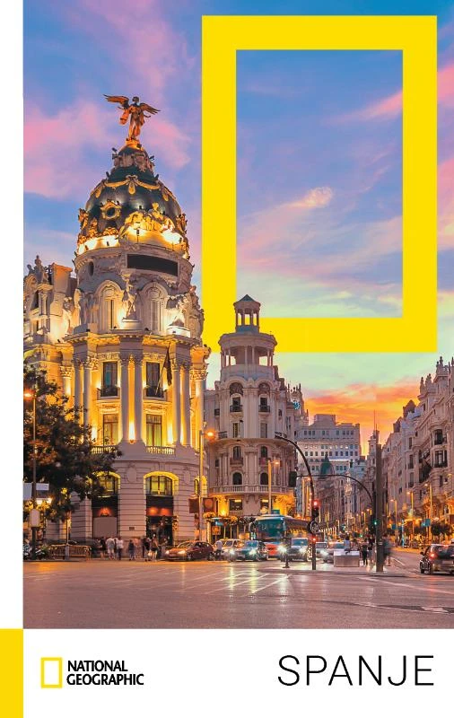 Spanje – National Geographic Reisgids – boek cover