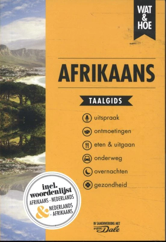 Afrikaans – Wat & Hoe taalgids – boek cover
