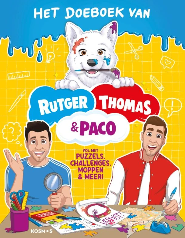 Het doeboek van Rutger, Thomas en Paco – Thomas van Grinsven – boek cover