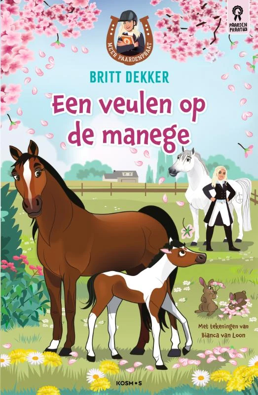 Een veulen op de manege – Britt Dekker – boek cover