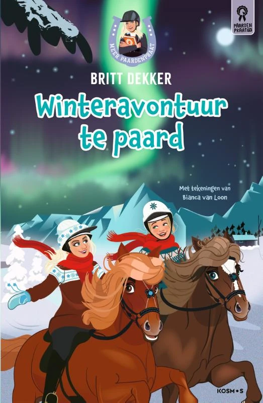 Winteravontuur te paard – Britt Dekker – boek cover