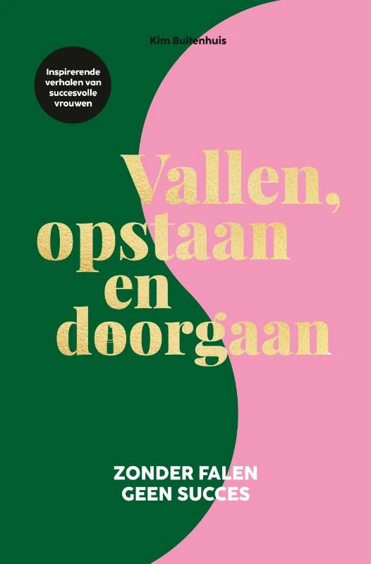 Vallen, opstaan en doorgaan – Kim Buitenhuis – boek cover