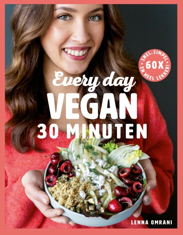 Every Day Vegan in 30 minuten – Lenna Omrani – boek cover