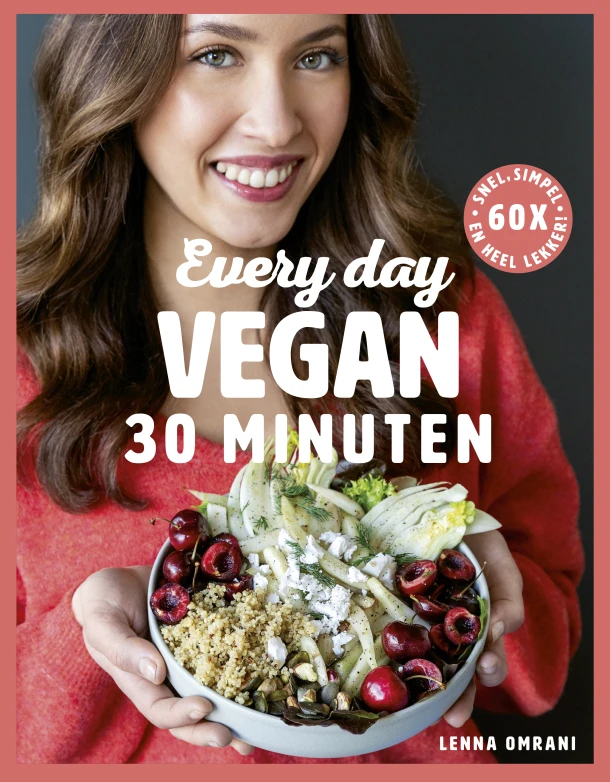 Every Day Vegan in 30 minuten – Lenna Omrani – boek cover