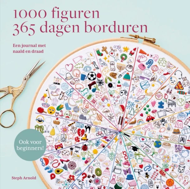 1000 figuren 365 dagen borduren – Steph Arnold – boek cover