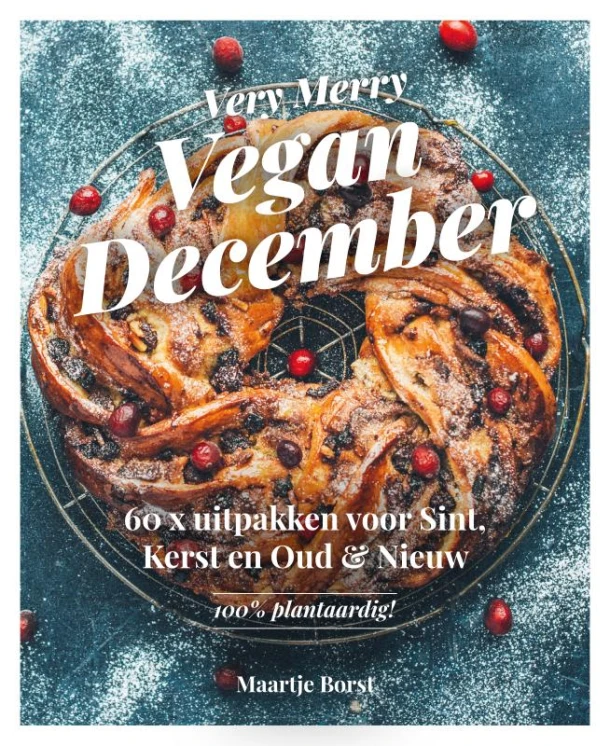 Very Merry Vegan December – Maartje Borst – boek cover