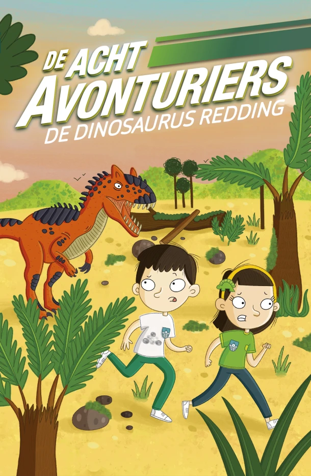 De dinosaurus redding – Sj King – boek cover