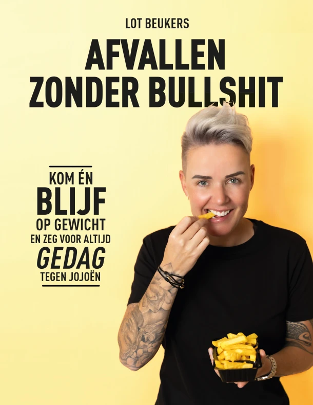 Afvallen zonder bullshit – Lot Beukers – boek cover