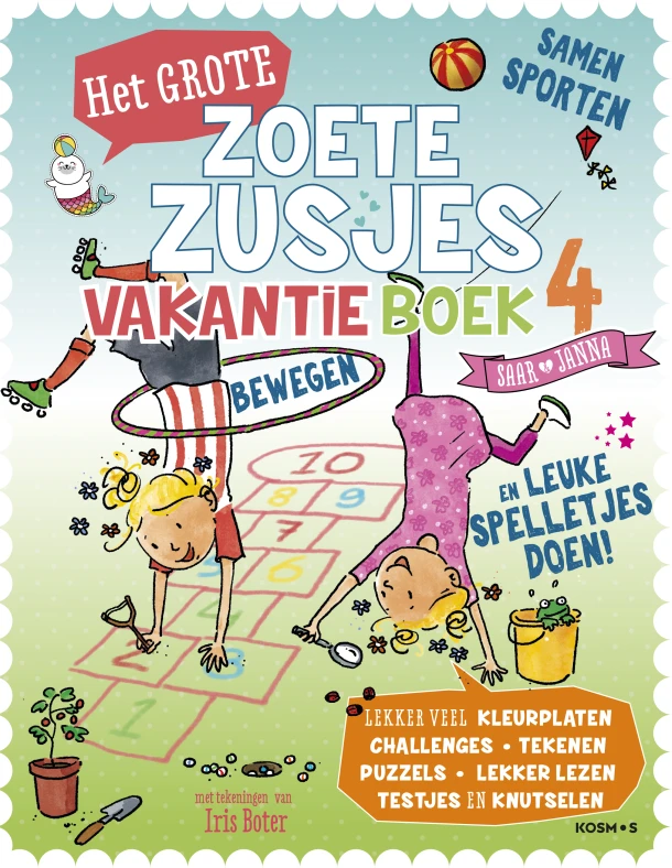 Het grote Zoete Zusjes vakantieboek 4 – Hanneke de Zoete – boek cover