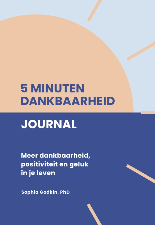 5 minuten dankbaarheid journal – Sophia Godkin – boek cover