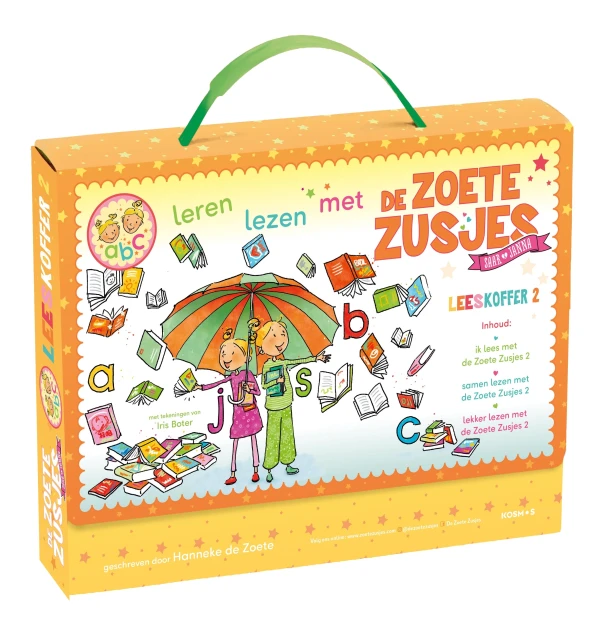 Leren lezen met de Zoete Zusjes leeskoffer 2 – Hanneke de Zoete – boek cover