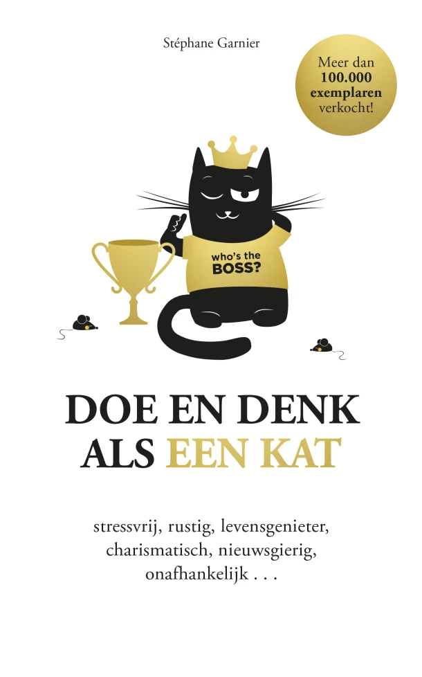 Doe en denk als een kat – Stéphane Garnier – boek cover