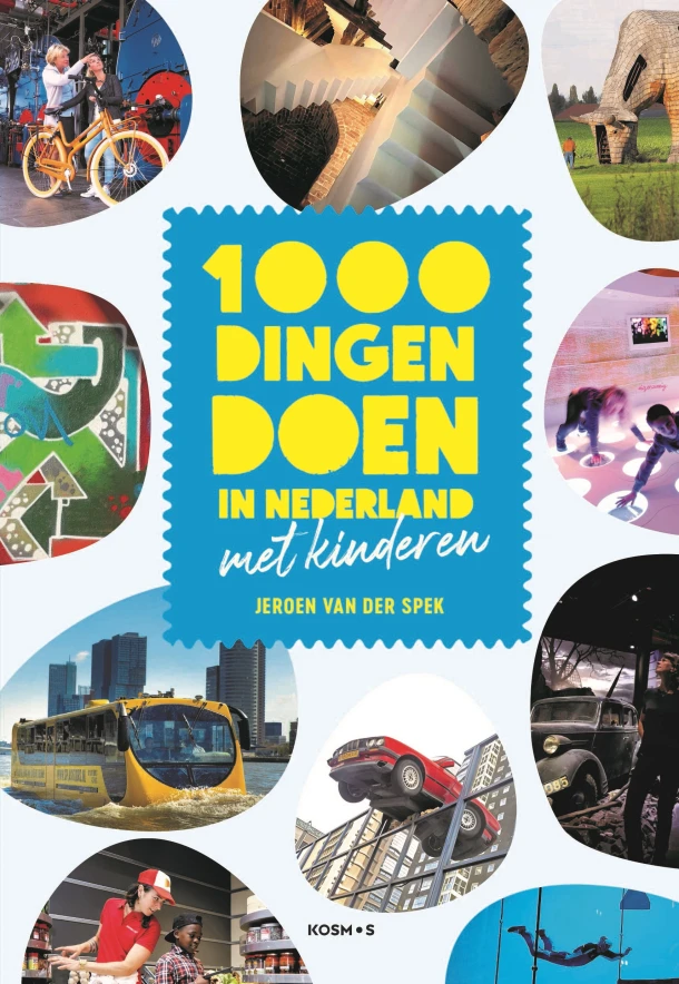 1000 dingen doen in Nederland met kinderen – Jeroen van der Spek – boek cover