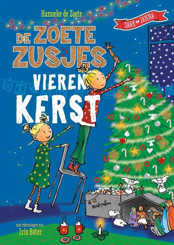 De Zoete Zusjes vieren kerst – Hanneke de Zoete – boek cover