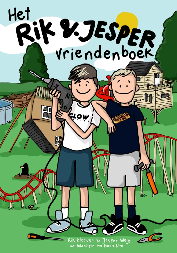 Het Rik en Jesper vriendenboek – Rik Kleeven – boek cover