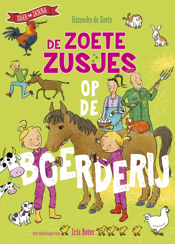 De Zoete Zusjes op de boerderij – Hanneke de Zoete – boek cover