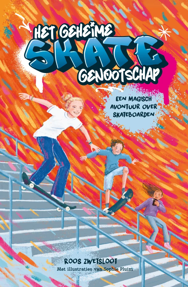 Het geheime skategenootschap – Roos Zwetsloot – boek cover