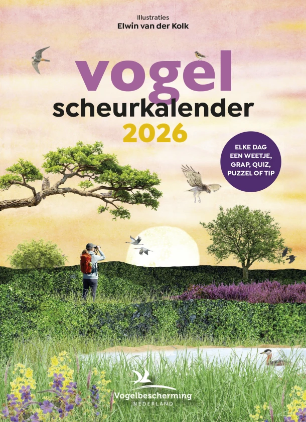 Vogelscheurkalender 2026 – Sander Macquoy – boek cover