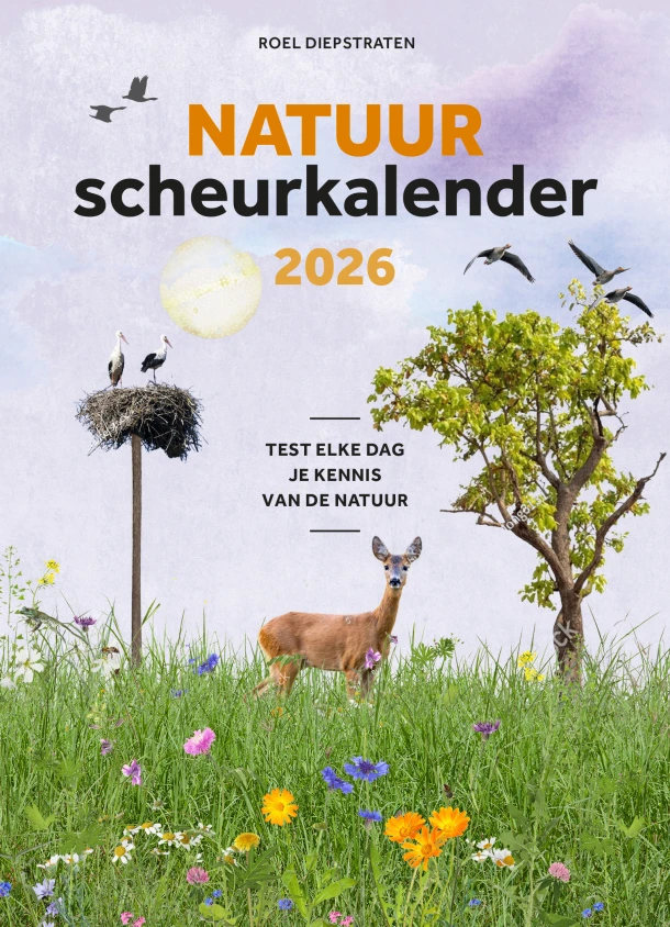Natuurscheurkalender 2026 – Roel Diepstraten – boek cover