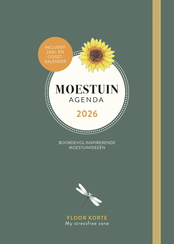 Moestuin Agenda 2026 – Floor Korte – boek cover