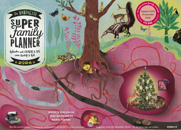 De handigste Super Family Planner 2026 – Toni Westenberg – boek cover