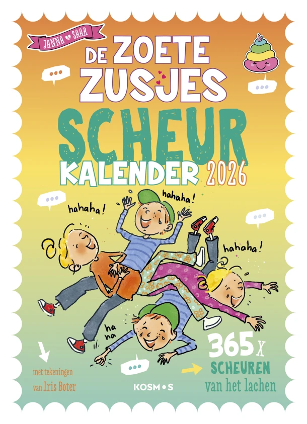De Zoete Zusjes moppenscheurkalender – Hanneke de Zoete – boek cover