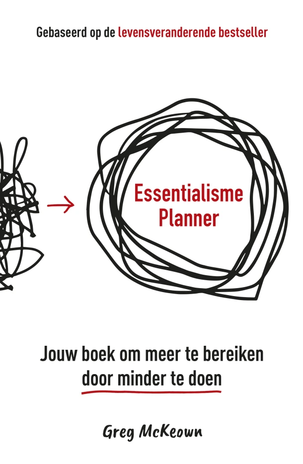 Essentialisme Planner – Greg McKeown – boek cover