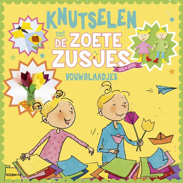 Knutselen met de Zoete Zusjes - vouwblaadjes – Hanneke de Zoete – boek cover