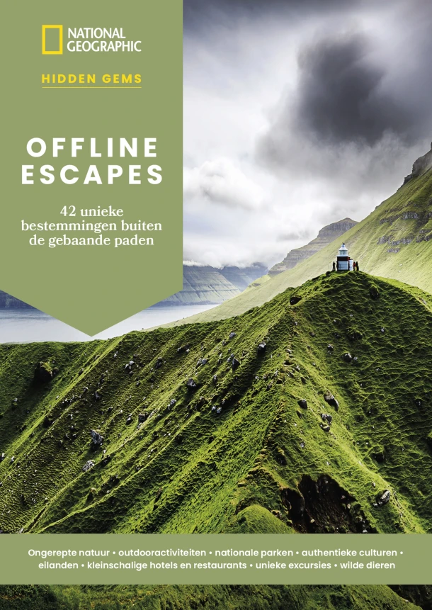 Offline Escapes - 42 unieke bestemmingen buiten de gebaande paden – National Geographic – boek cover