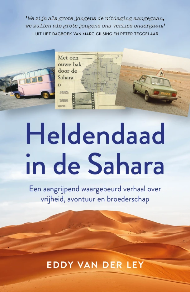 Heldendaad in de Sahara – Eddy van der Ley – boek cover