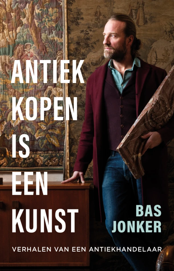 Antiek kopen is een kunst – Bas Jonker – boek cover