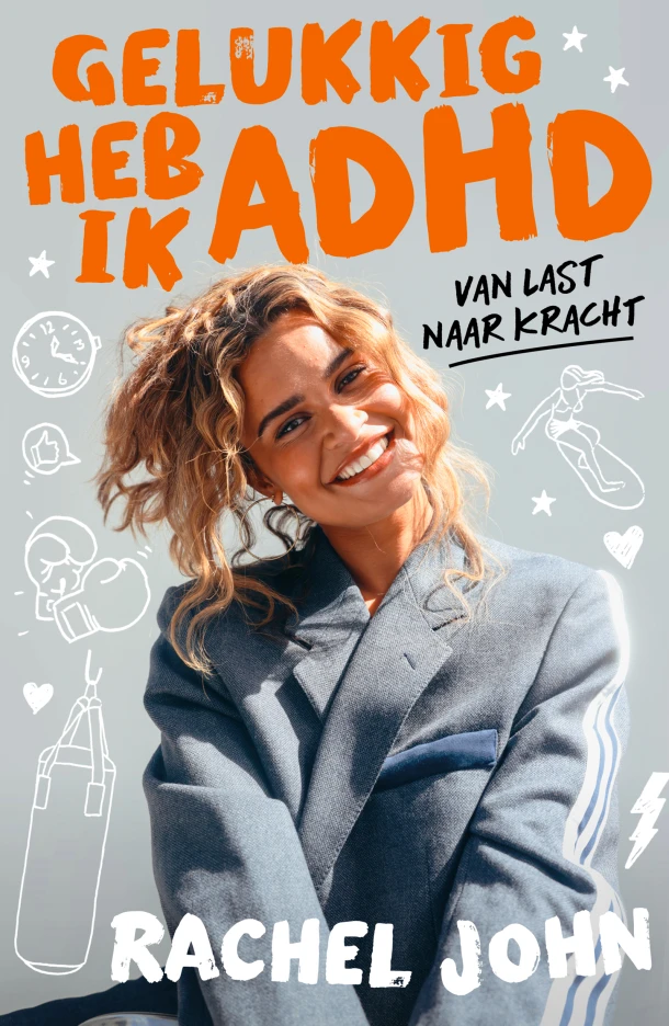 Gelukkig heb ik ADHD – Rachel John – boek cover