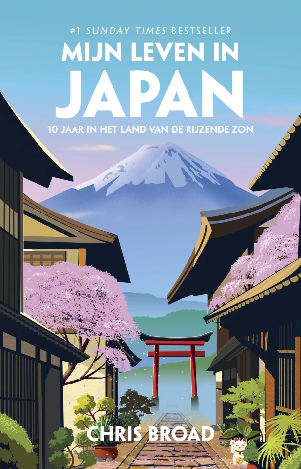 Mijn leven in Japan – Chris Broad – boek cover